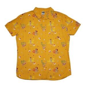 Hang Ten Retro Beach Print Button-Up Shirt Size XL – Pin-Up Girl Aloha Vibes